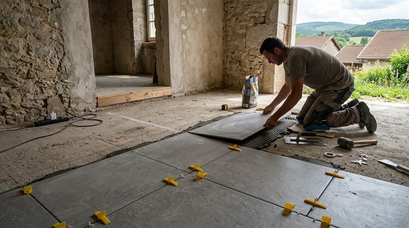 Carrelage grand format en Genevois : guide de choix