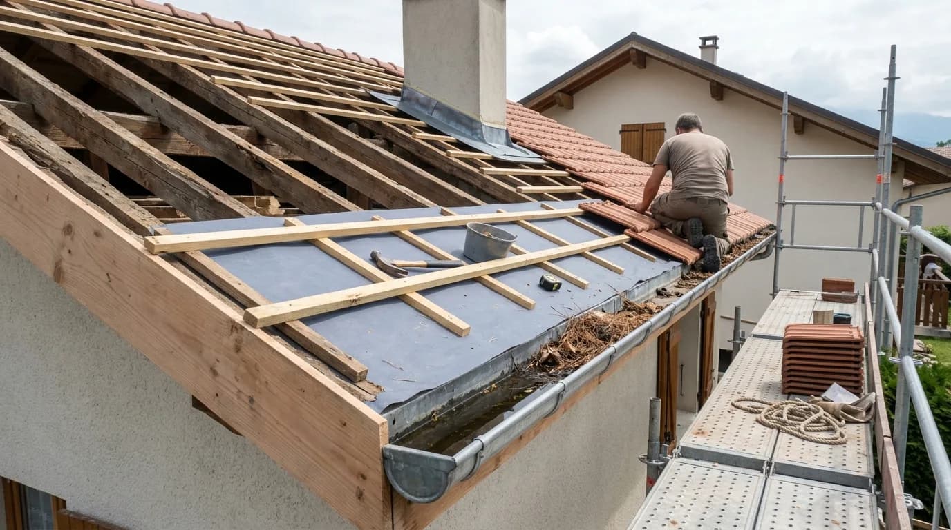 Infiltration de toiture en Vallée de l'Arve : la checklist technique d'urgence