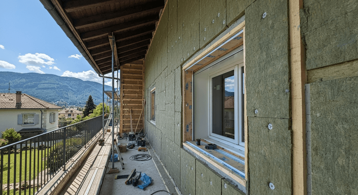Rénovation thermique et PAC sur une maison des années 70 à Annecy : cas concret