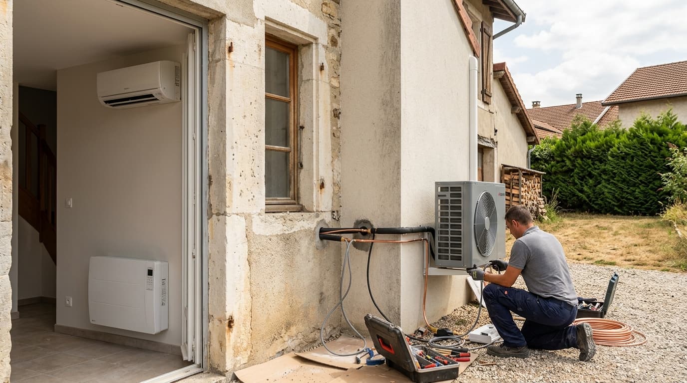 Pompe à chaleur ou clim réversible dans le Genevois