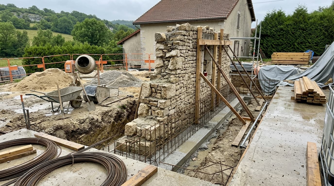 Rénover une bâtisse en pierre en Haut-Bugey : les clés du gros œuvre