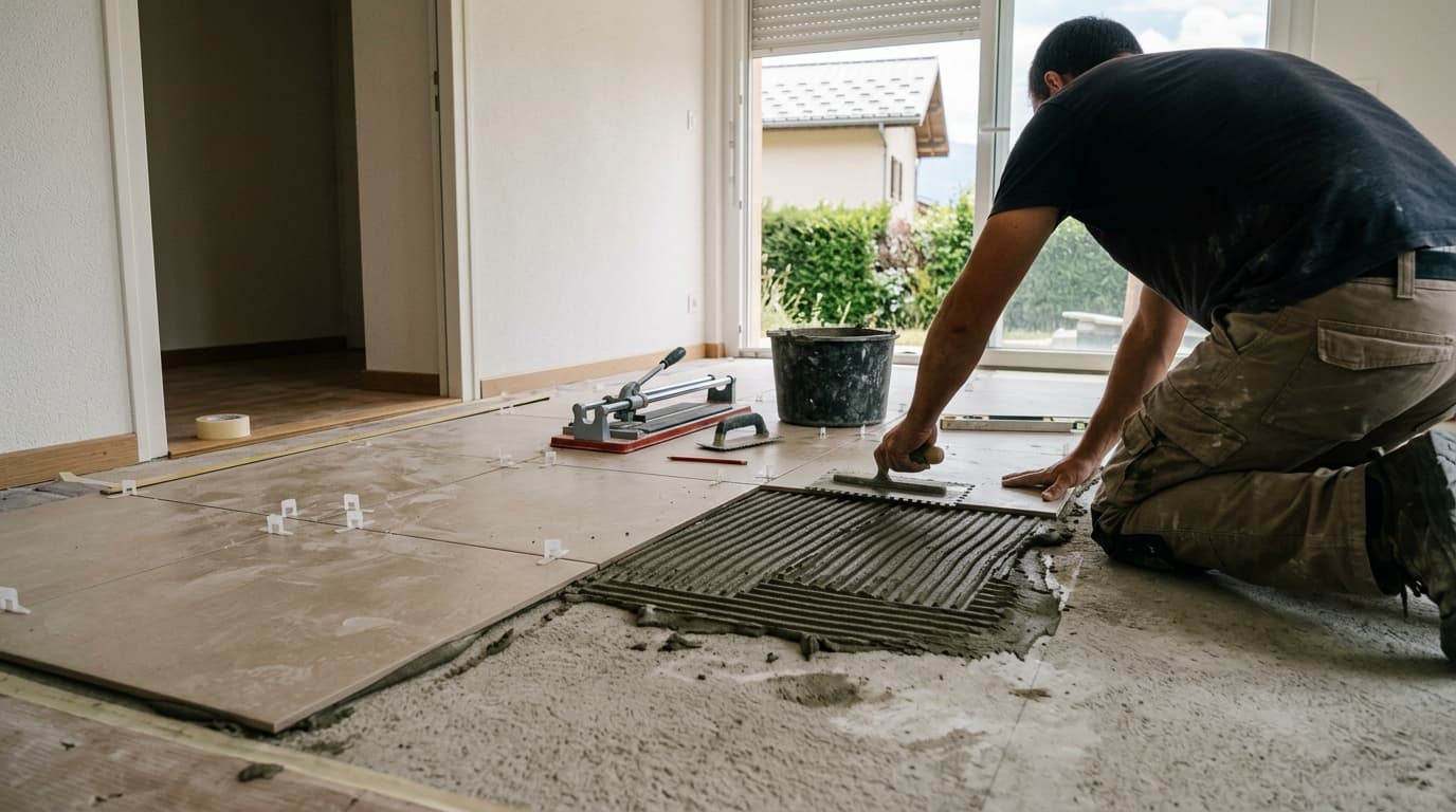Rénover ses sols dans le Chablais : guide technique carrelage et parquet