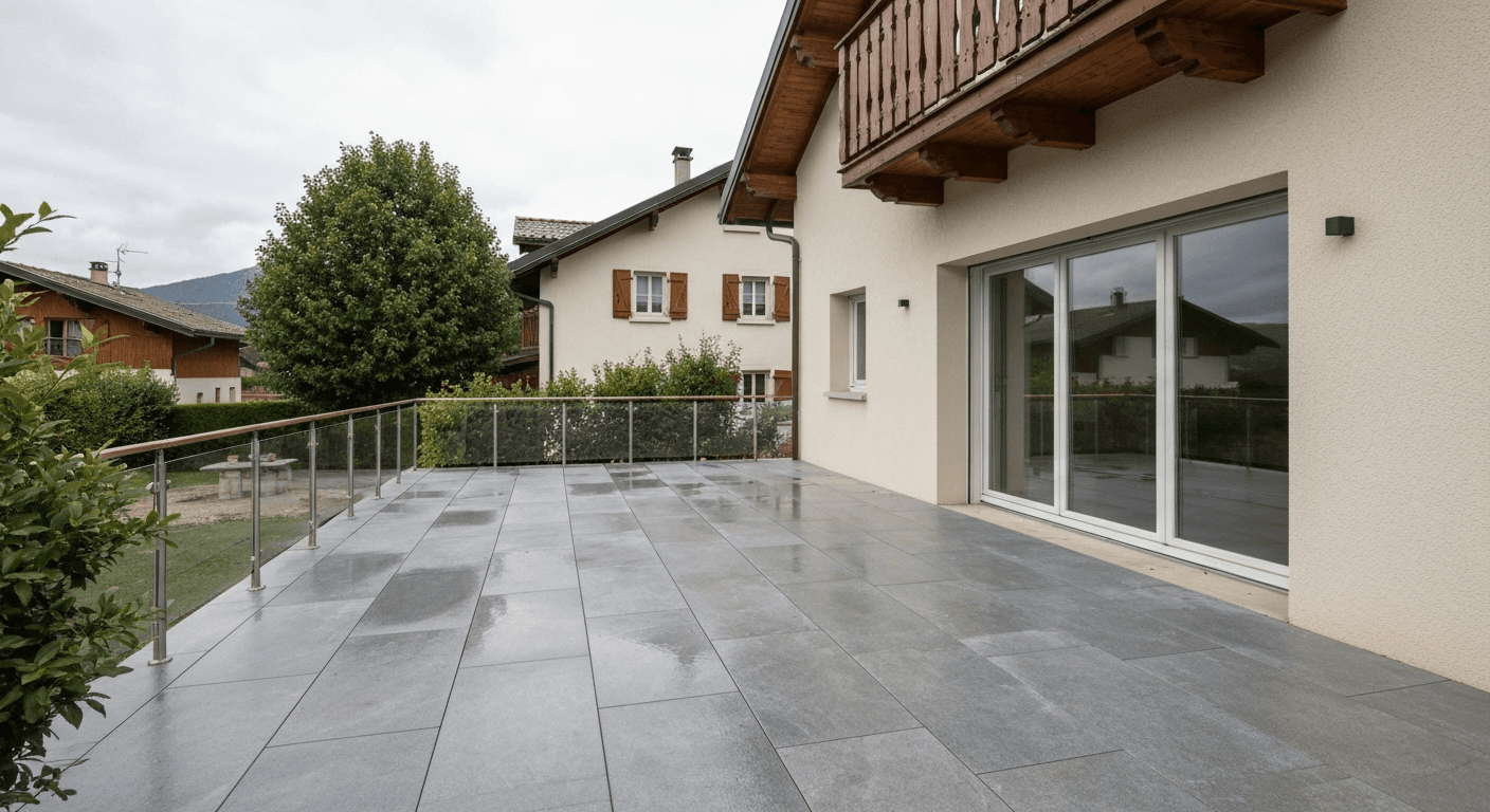 Terrasse à Annecy : bois ou carrelage pour votre extérieur ?