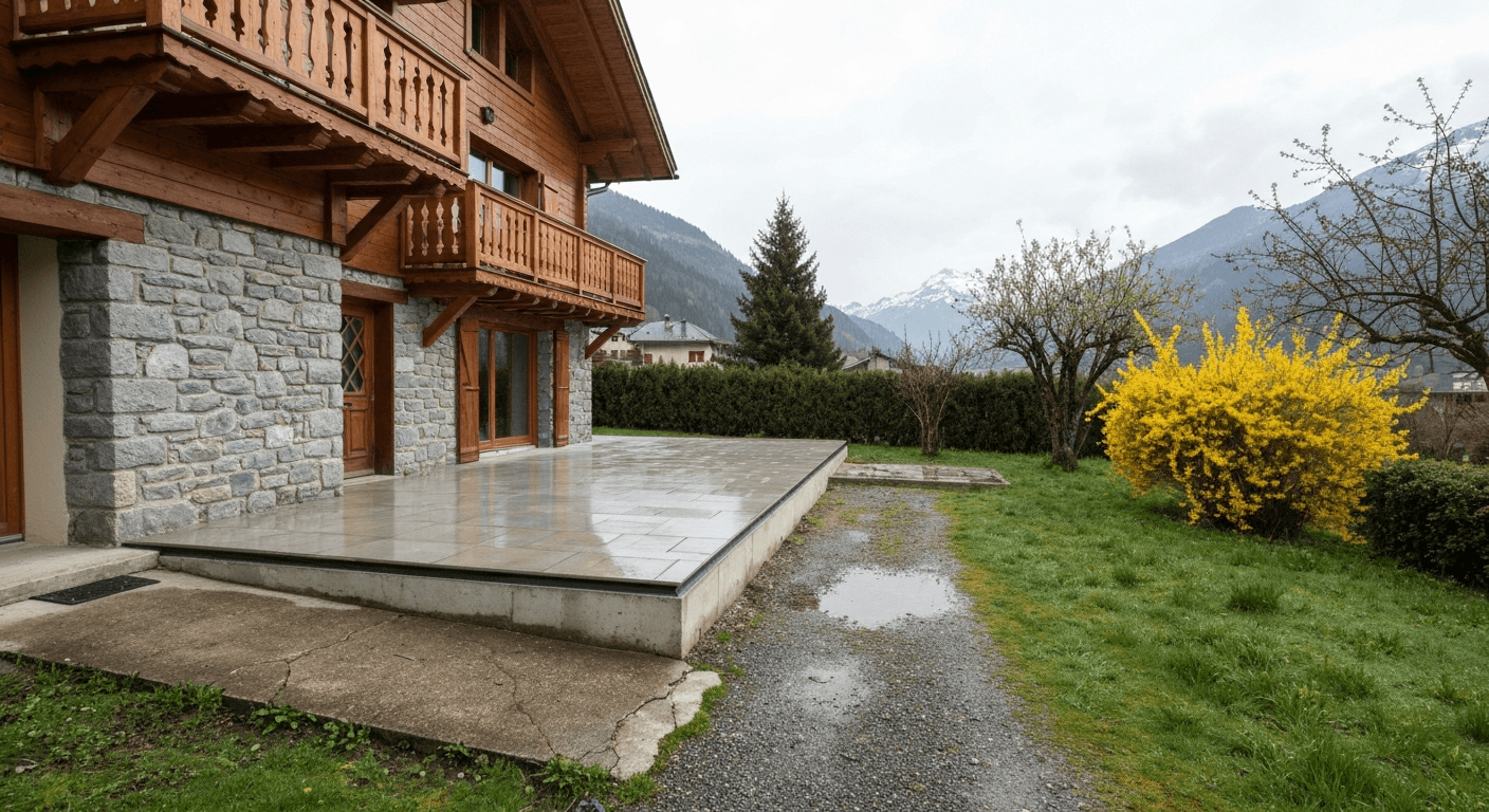 Terrasse bois ou grès cérame : comparatif 2026