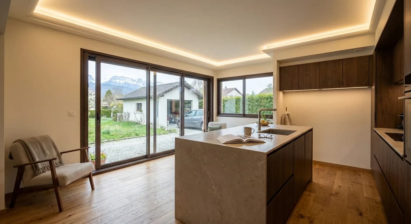 Extension Bois Lumineuse à Chevry (30m²) - Après (supplémentaire 1)