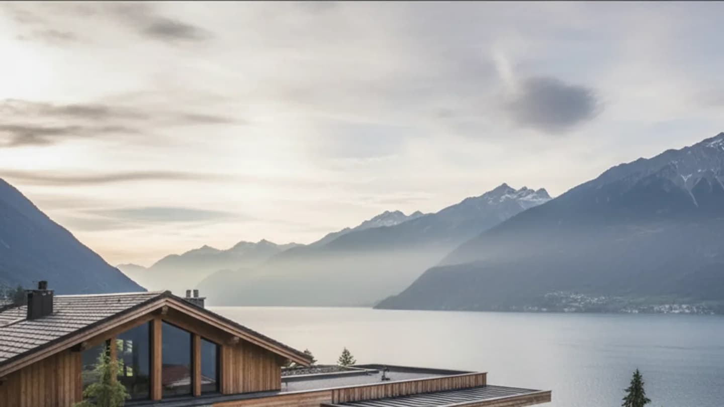 Maison rénovée avec extension autour du lac d'Annecy, ambiance lac et montagne